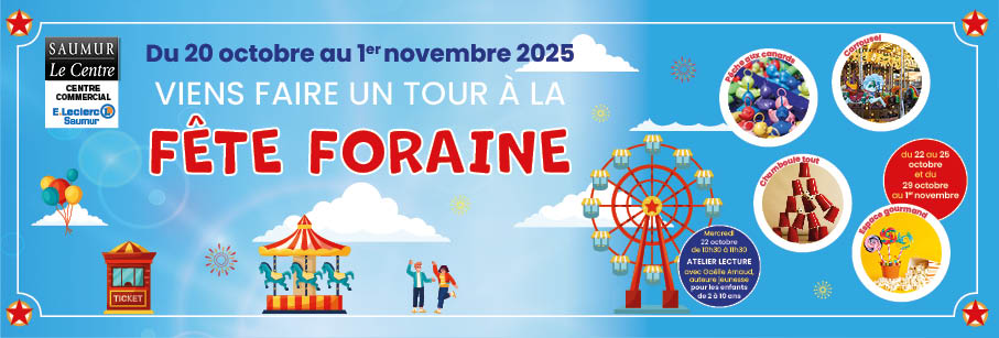 Fete Foraine 20 octobre au 1er novembre